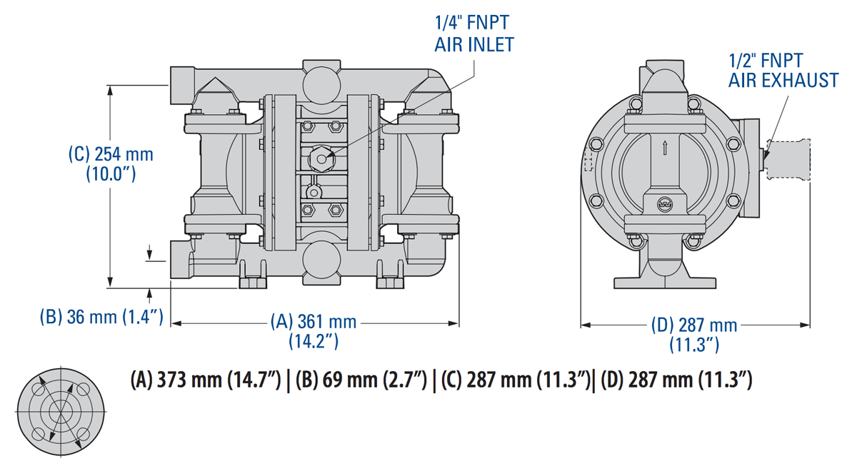 Dim-P220-P230-25mm1in-BMP